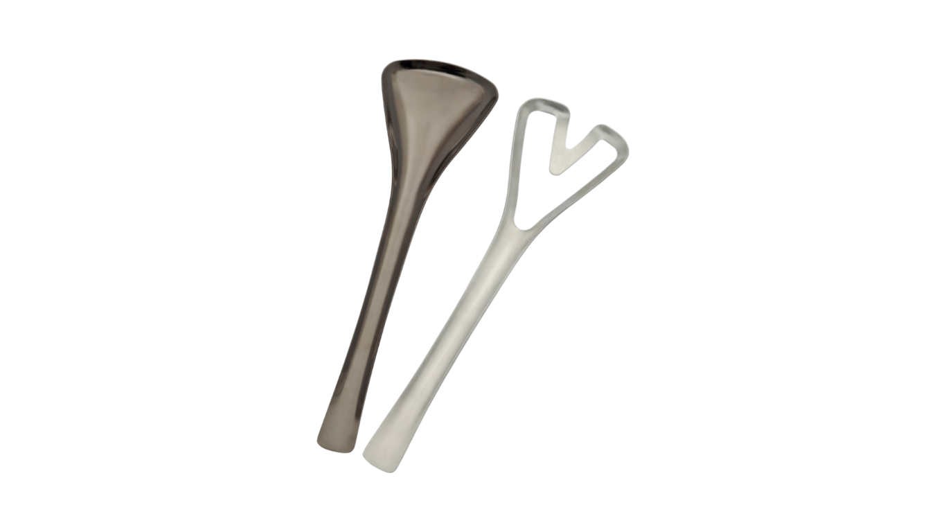 Stainless Steel Salad Servers by Reeko Design