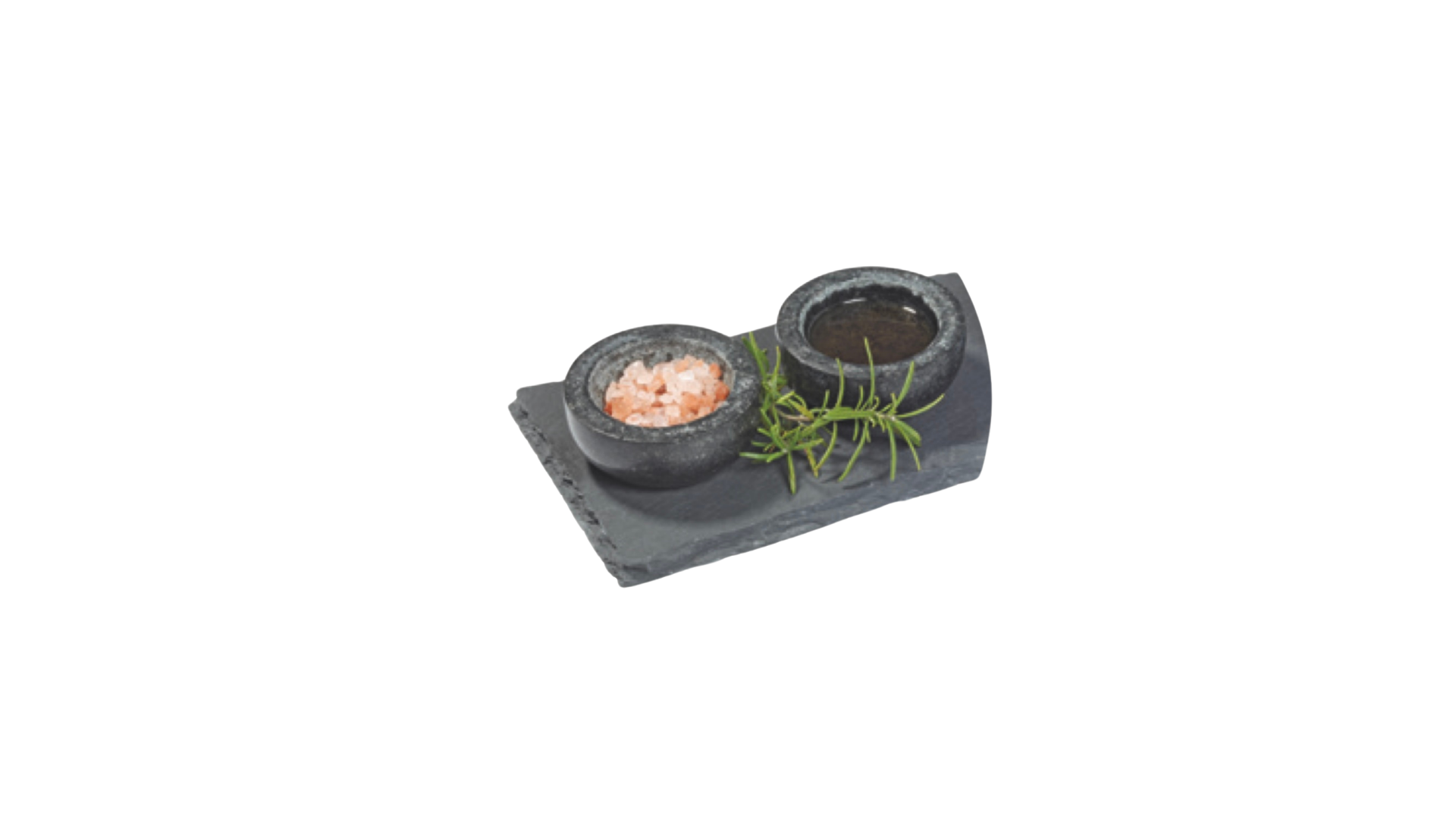 Set of 3 Serving Granite Bowls & Plate - by Reeko Design