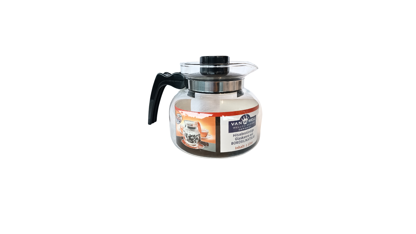 Van Well Glass Kettle -1L