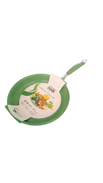 Style’n Cook Pan Ceramic Green -28cm