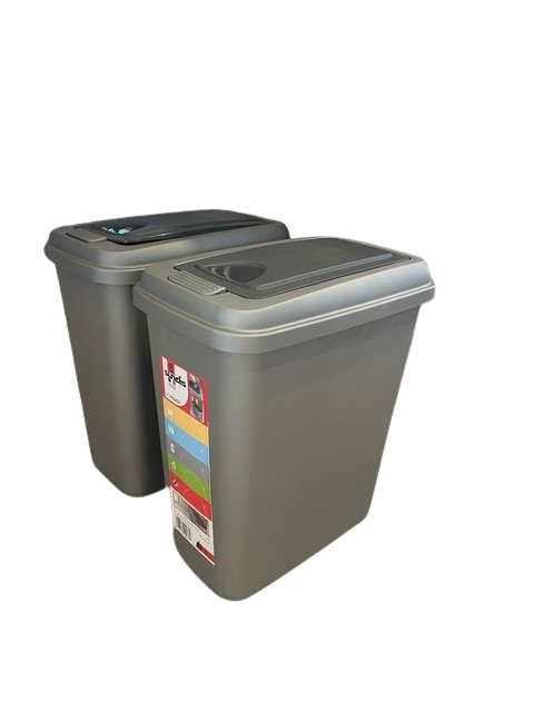 SUNDIS Touch Trash Can - Push-to-Open - 30L