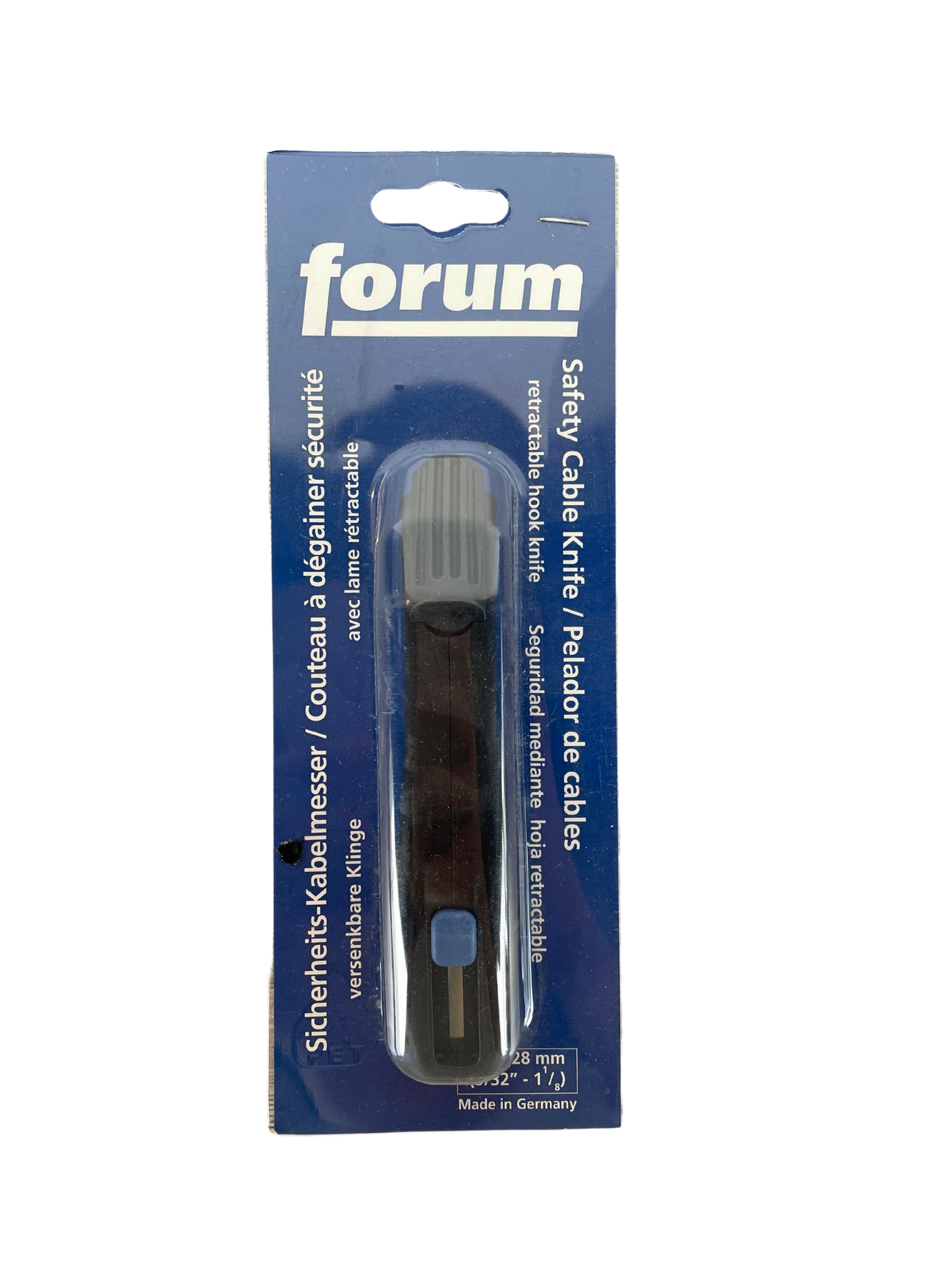 Safety Cable Knife Retractable Hook by Forum Germany