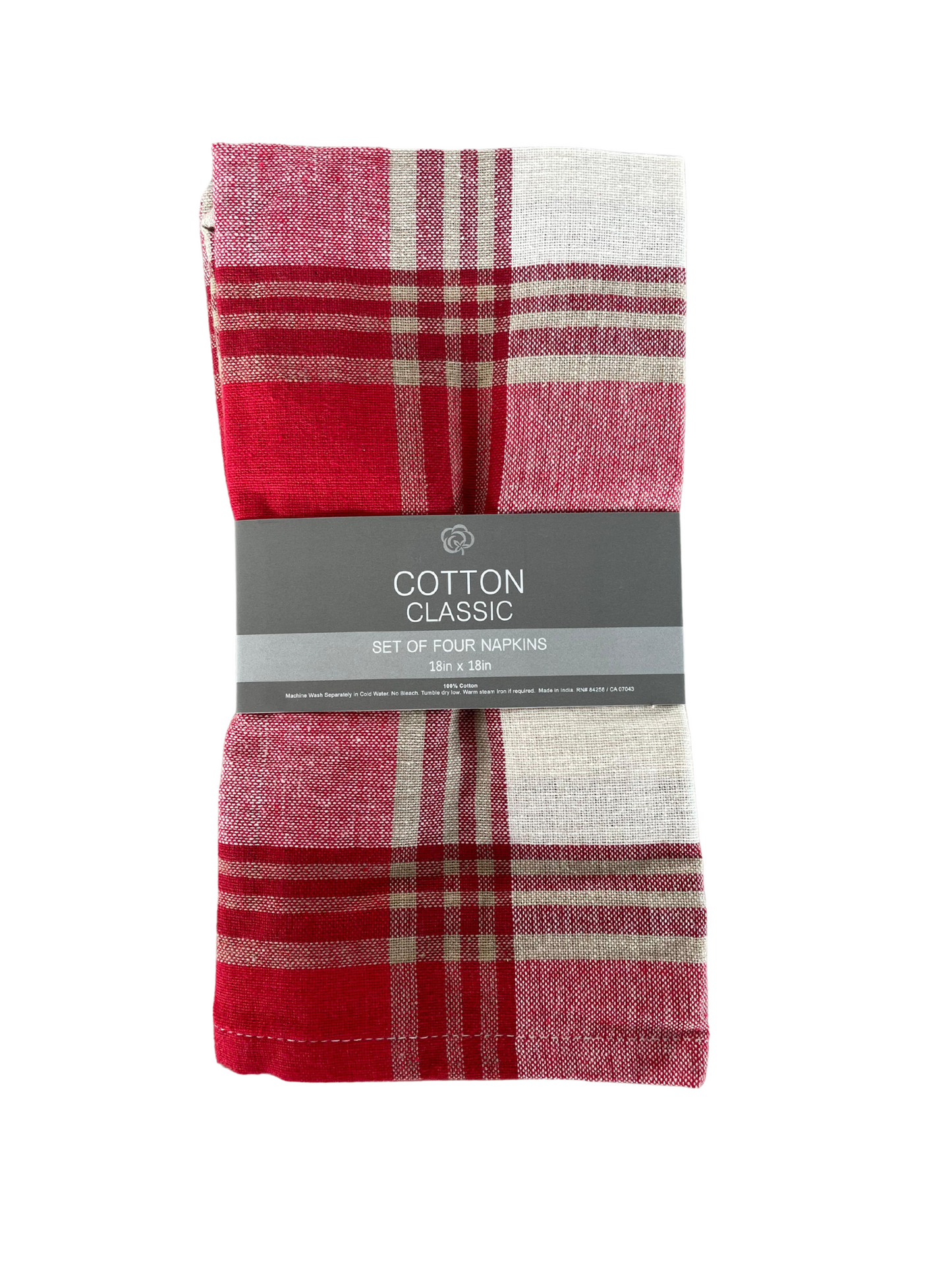 Set of 4 Napkins by Cotton Classic