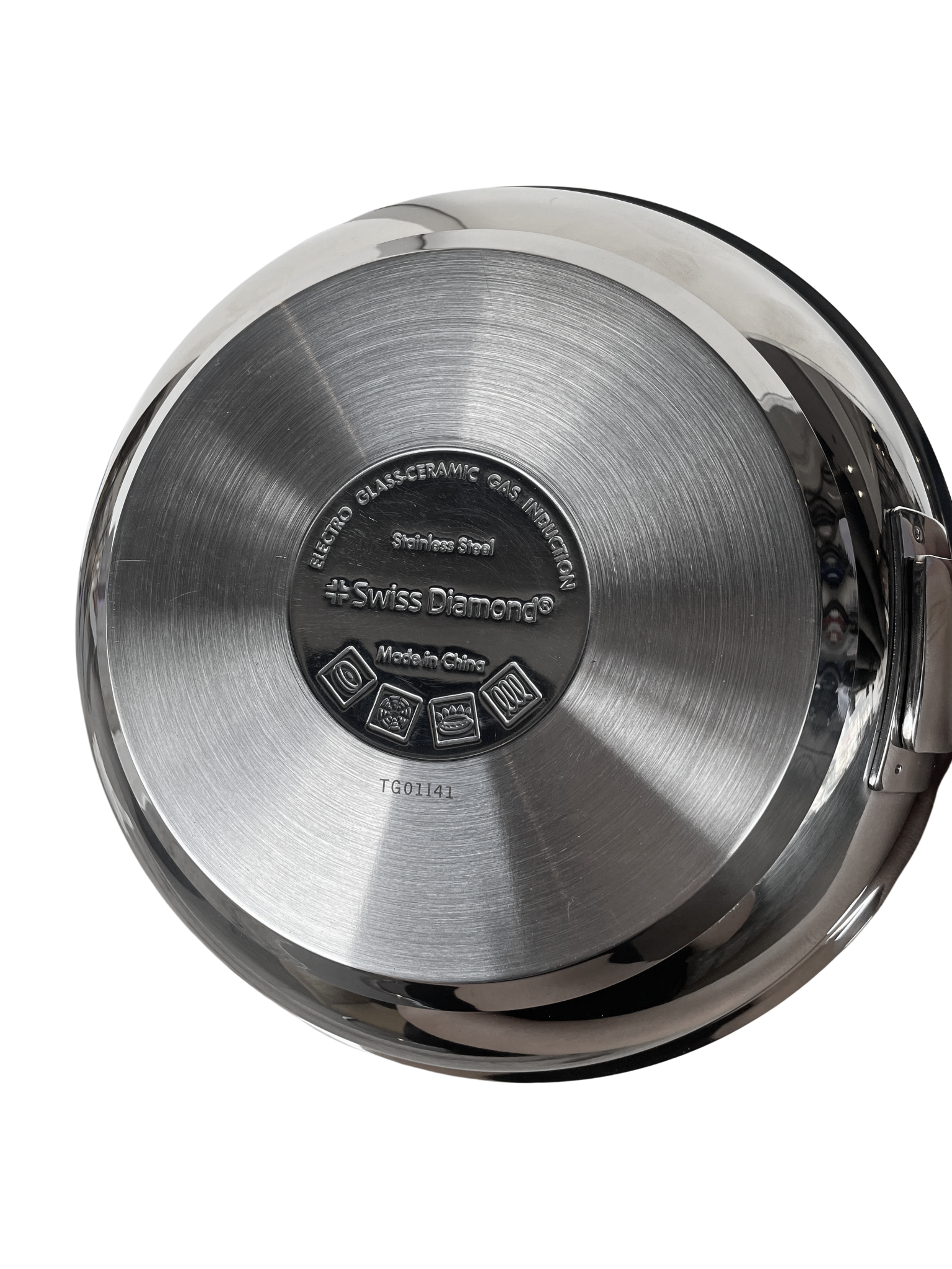 Swiss Diamond Stainless Steel Wok -28 cm