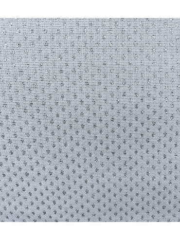 Table Runner White with Silver Dots