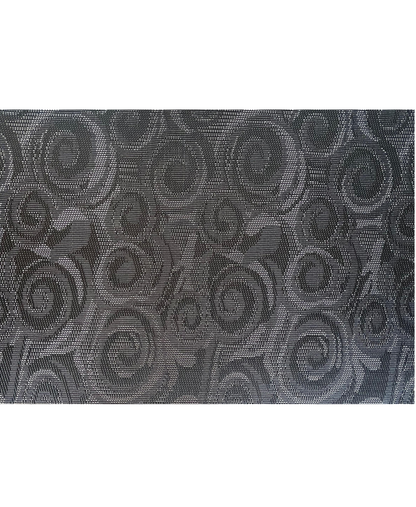 Table Placement Black and Grey Spirals - 35x50cm