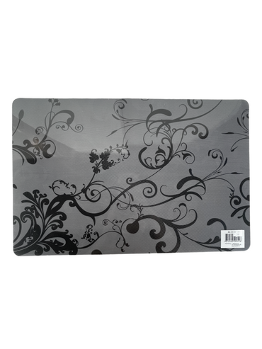 Table Placement Grey with Black Design – 35x50cm