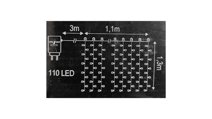 Christmas Lights - Indoor lights Warm White 110 Led