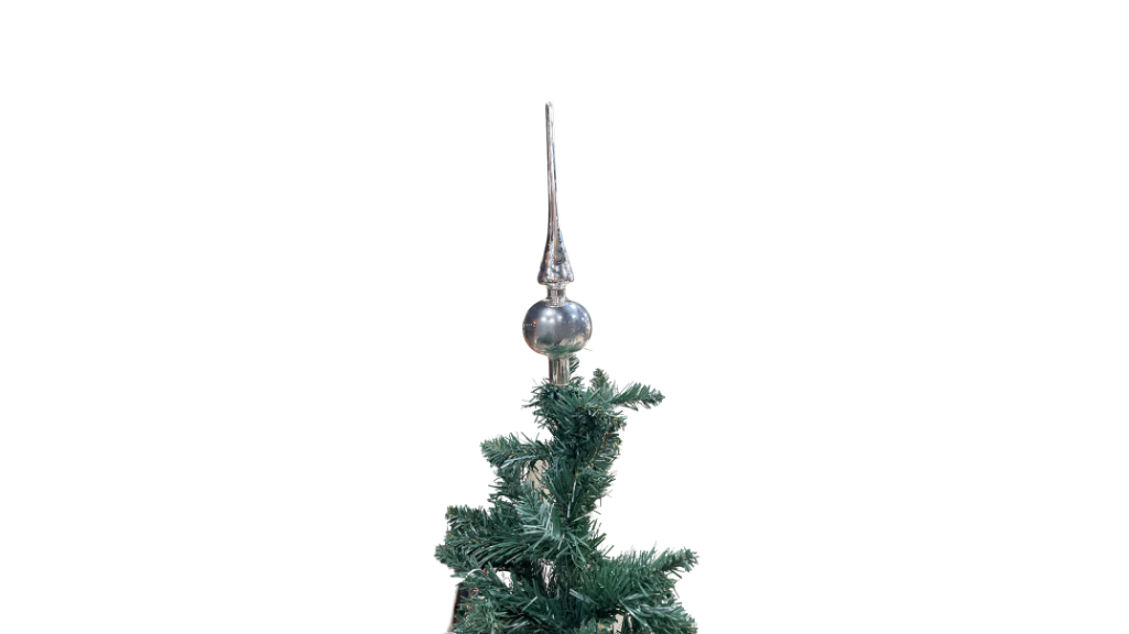 Silver Christmas Tree Top