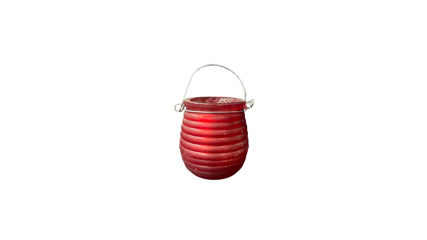Christmas Candle Holder - Red