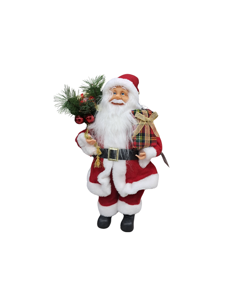 Medium Santa Claus Christmas Plush Display