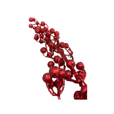 Holiday Elegance – Berryspray Red Decoration- l80cm