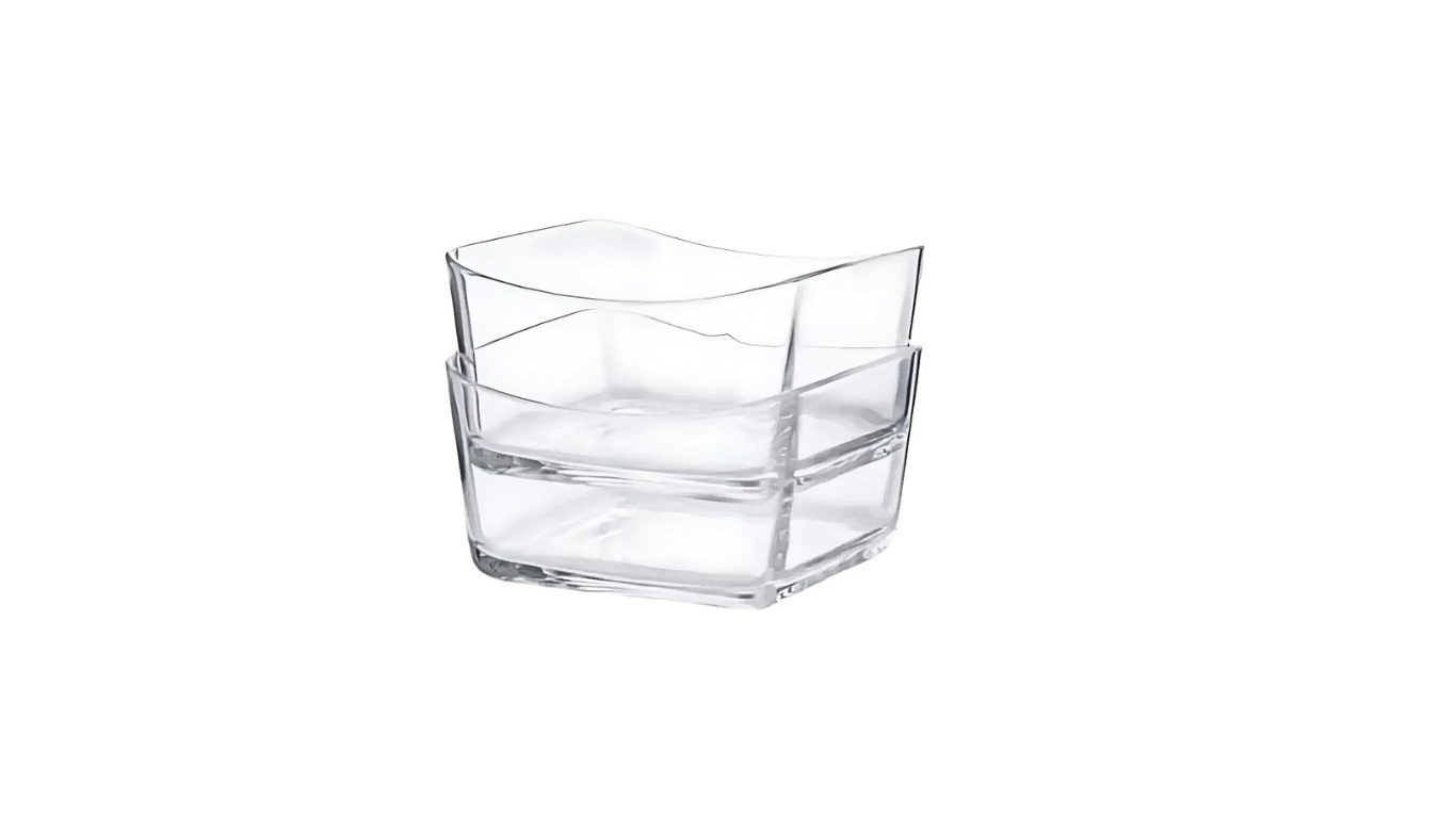 Set of Two Glass Bowls by Blomus