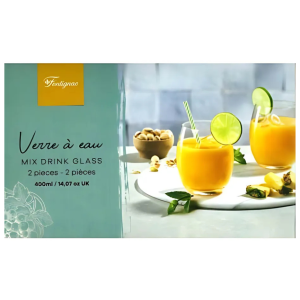 Set of 2 Water Glasses by Fontignac 400ml