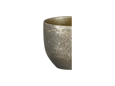 Medium Carrie Pot Round Black Rustic by Mica
