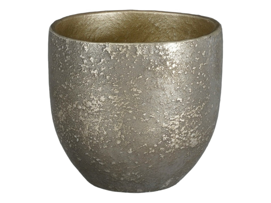 Large Carrie Pot Round Black Rustic by Mica