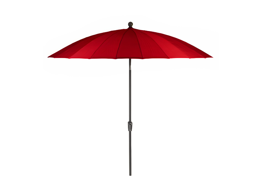 Parasol Verona Black/Red 2,5×2,5m