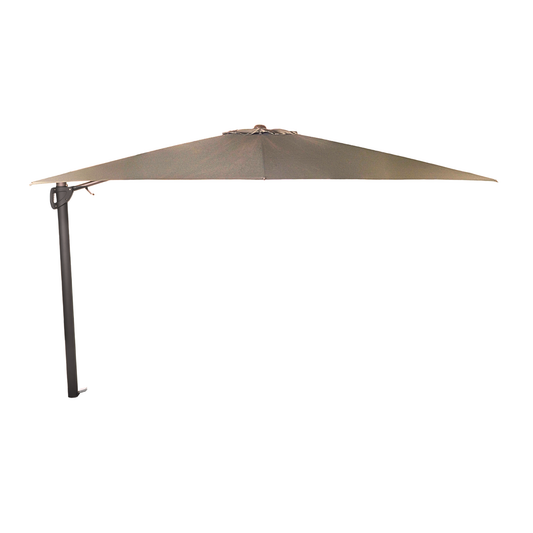 Parasol Roma Black/Taupe 3x3m