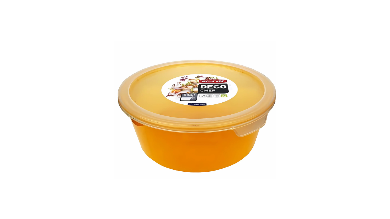 Curver Storage Box Deco Chef Orange 1.3 L