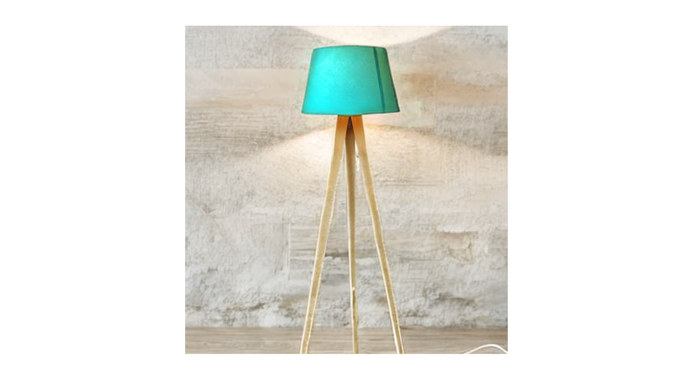 Wooden legs Floor Lamp by Zuiver