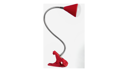Max Cone Clip Lamp Red by Micasa