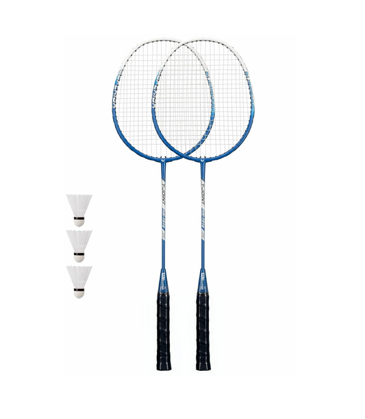 Set of 2 Badminton Rackets and 3 Shuttlecocks