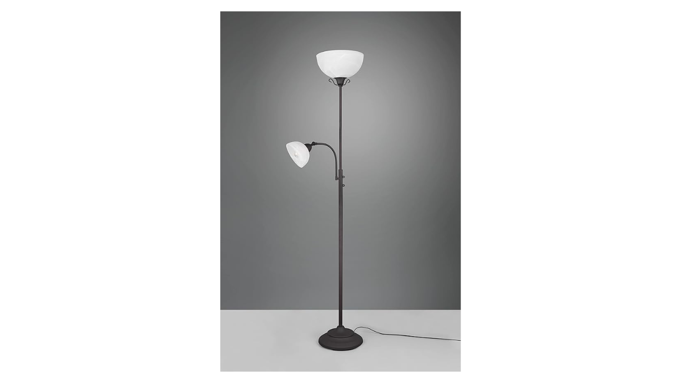 Black Steel Floor Lamp by Reality (displayed item)