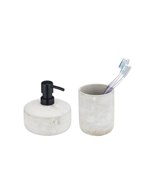 MAROLA 2-Piece Ceramic Bathroom Set by Wenko
