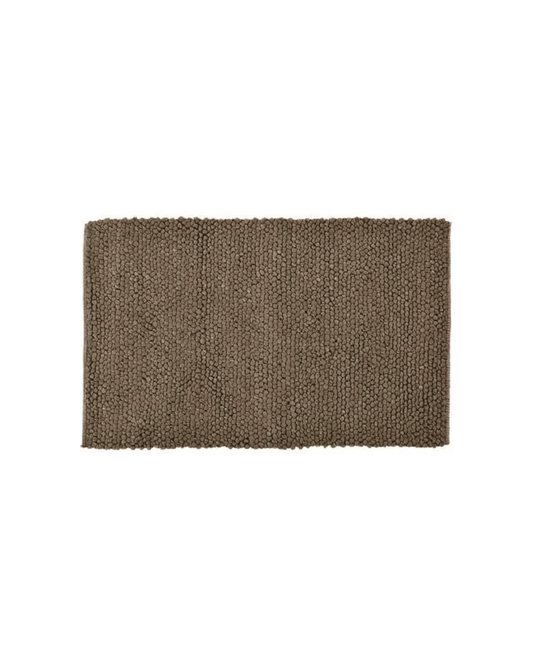 Brown Knotted Rug Aquanova 70x100cm