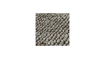 Brown Knotted Rug Aquanova 70x100cm