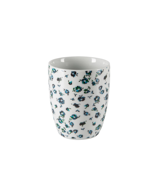 Porcelain Eve White with Blue Flowers by Spirella