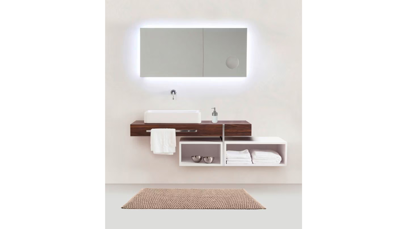 Mona Nude cotton bath mat, 50 x 80 cm by Wenko