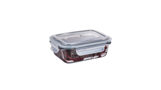 Glass food storage container Mod. Pacu 0.6 L storage container for preparing and freezing (By Wenko)