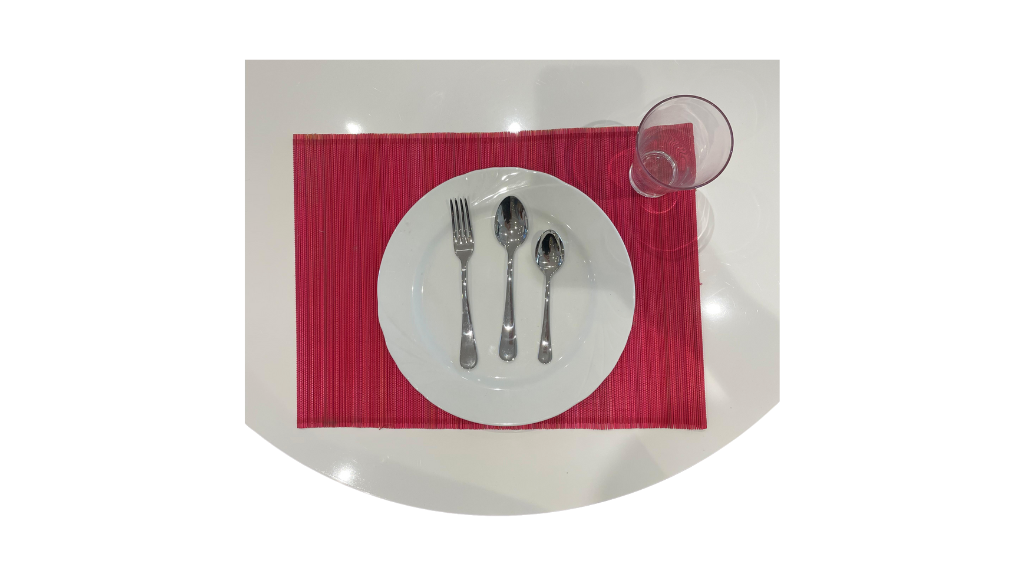 Bamboo Red Table Placement - 33x45cm