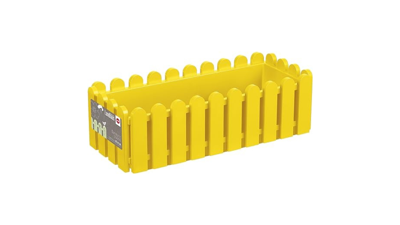 EMSA 506415 Flower Pot – Yellow -Made in Germany