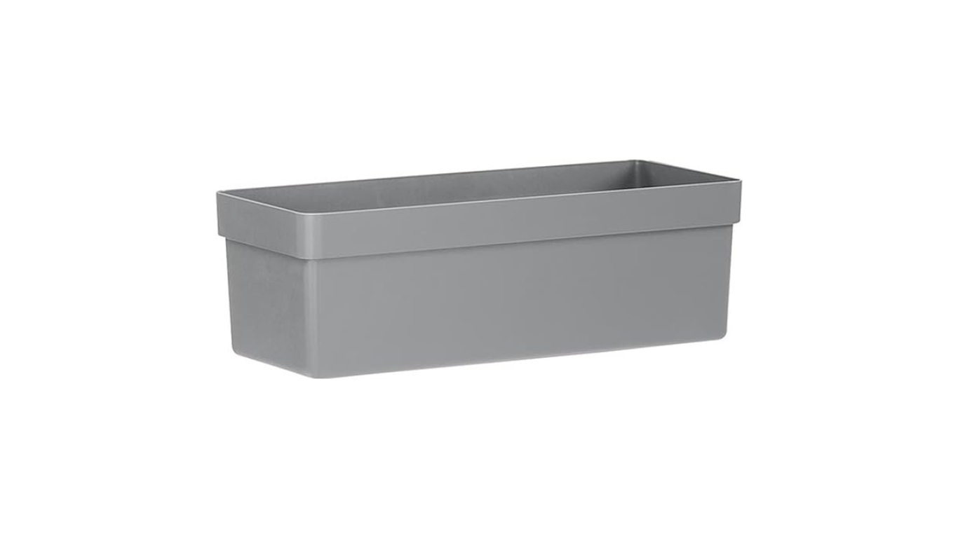 Emsa 516666 FlowerPot-Slef watering -75 x 20 x 16 cm -Dust Grey