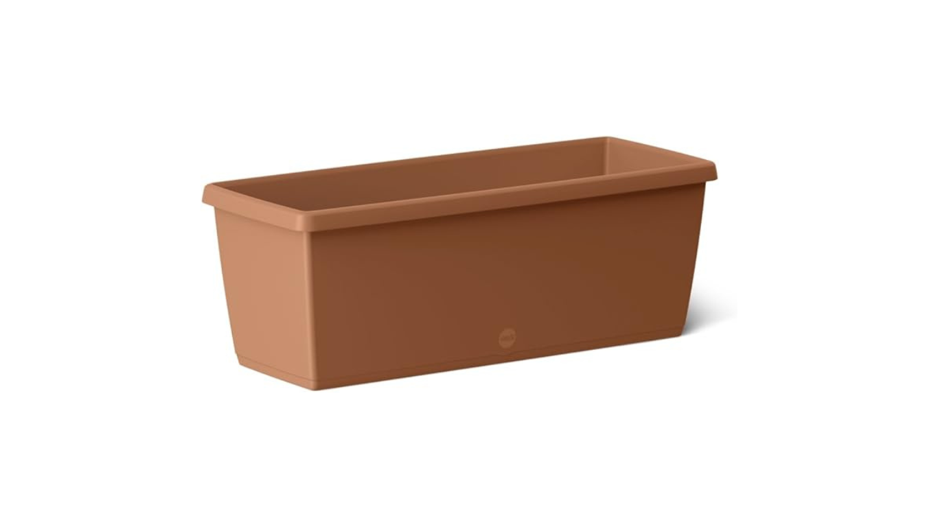 Emsa 518578 – Timeless Flower Pot – light terracotta
