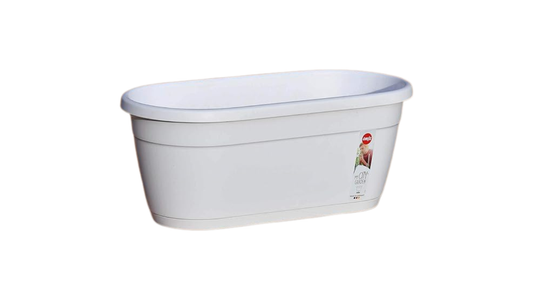 Emsa 517827 Indoor & Outdoor Flower Pot 40 x 20 cm-White