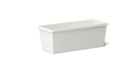 Emsa 518675- Timeless Flower Pot - White