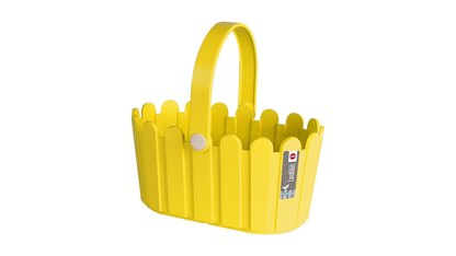 Emsa 513926 Flower Pot- basket, country House Style- 28 x 18 cm – Yellow