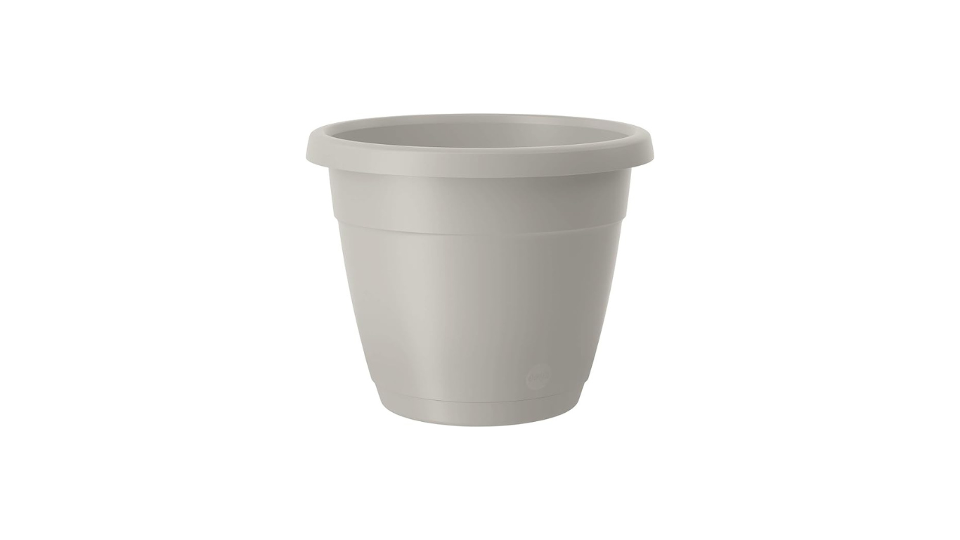 Poetic Emsa Flower Pot 517602 Column Shape, City, Silk Grey, 30 cm