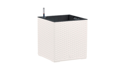EMSA -‎517588- Indoor Flower Pot – self-watering system & water level indicator – White