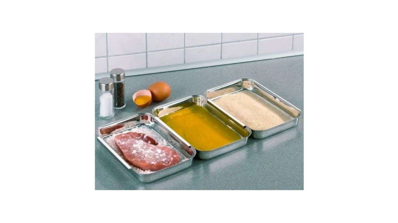 Breading set stainless steel By Wenko