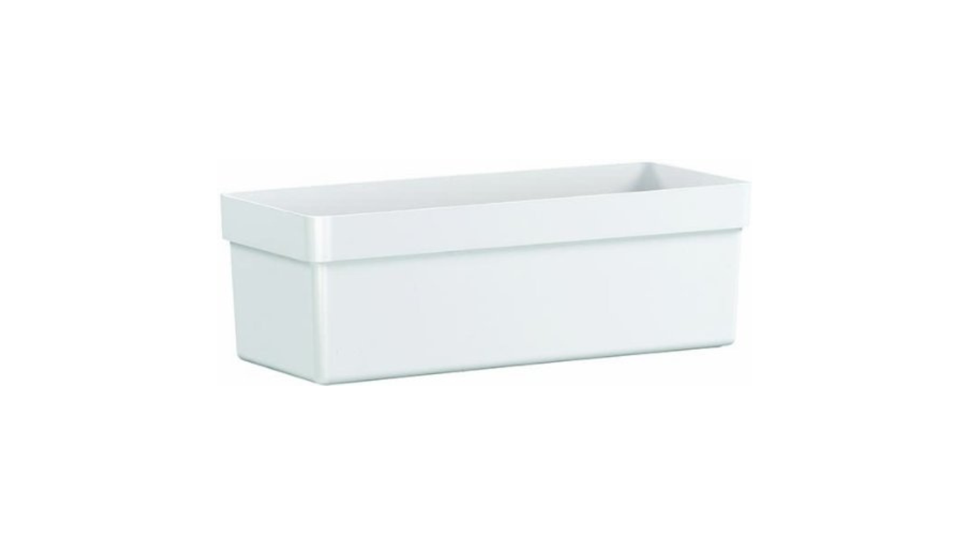 Emsa 514320 FlowerPot – 75 x 20 x 16 cm – White