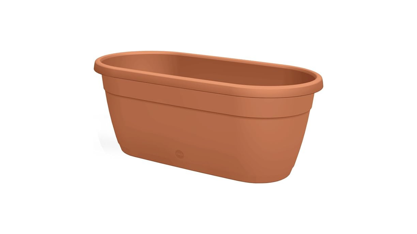 Emsa 517592 Indoor & Outdoor Flower Pot 40 x 20 cm-Terracotta City