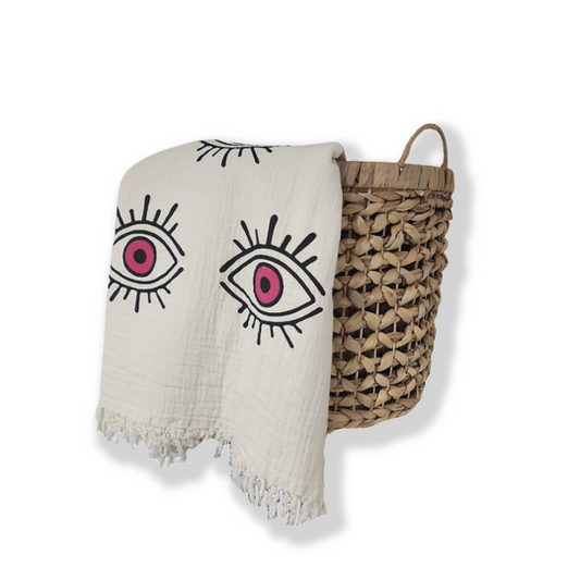 Eye pink PESHTEMEL BEACH * PAREO TOWEL