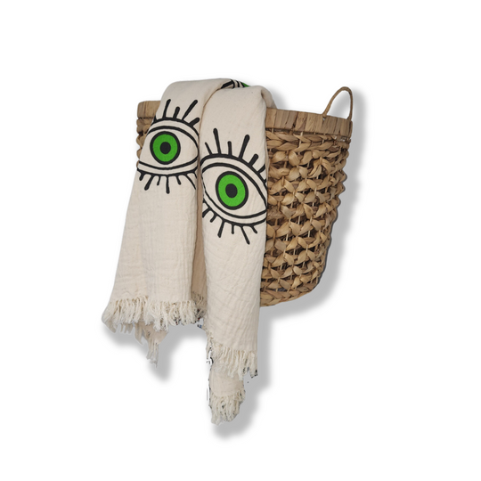 Eye Green PESHTEMEL BEACH * PAREO TOWELS