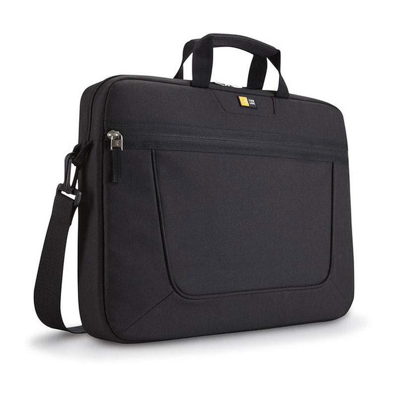 Case Logic Vnai215 Black Nylon 15.6″Top Loading Laptop Case Attache,Slim Black