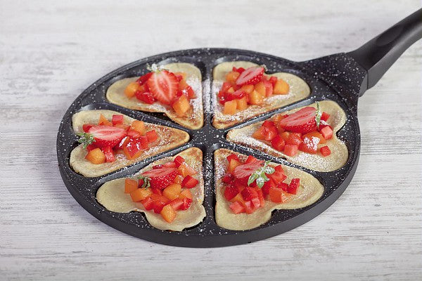 Multif. Smooth Pan Hearts 26cm