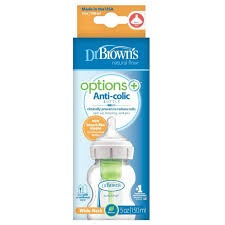 Options+ Anti-Colic Wide Neck Baby Bottles
